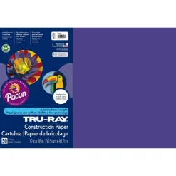 Tru-Ray Construction Paper, 50% Recycled, 12