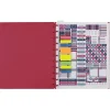 2026-2027 TUL Discbound Monthly Teacher Planner, Letter Size, Pink, July To June, 2026 to 2027 Calendar
