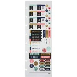 TUL Discbound Notebook Sticker Sheets, 3