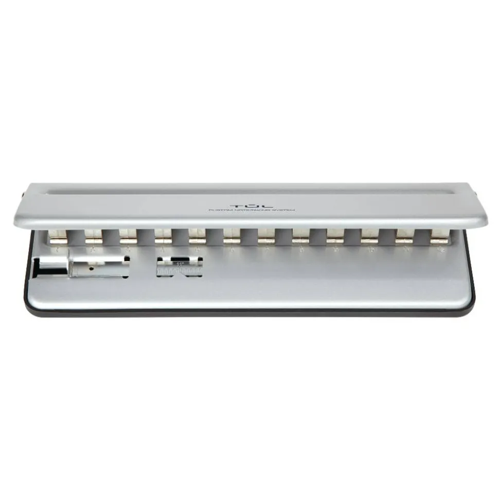 TUL Discbound Notebook System Hole Punch, Silver