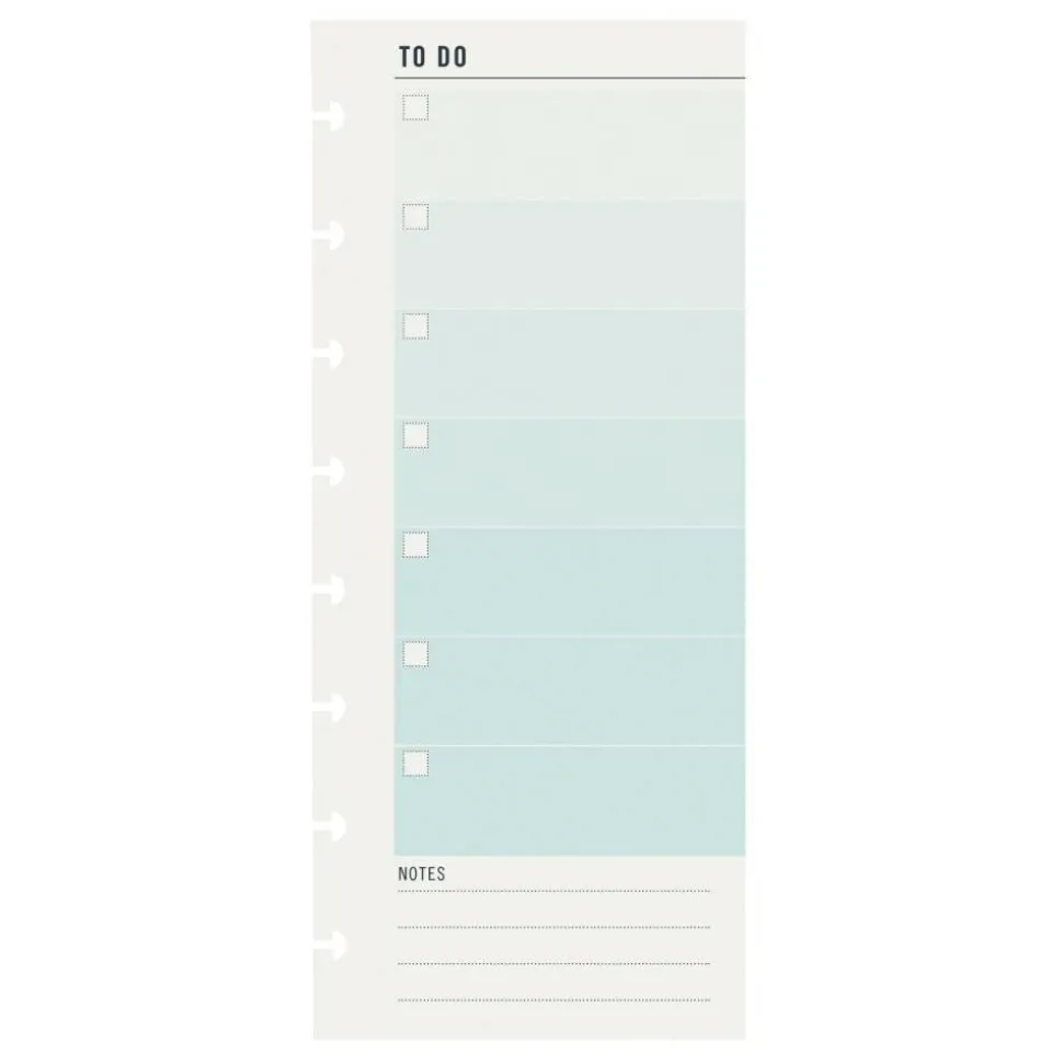 TUL Discbound Notebook Task Pads, To Do Pack, 3" x 7-1/2", 50 Sheets, Mint
