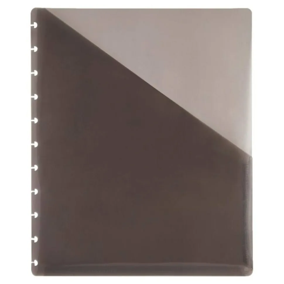 TUL Discbound Pocket Dividers, Letter Size, Gray, Pack Of 2