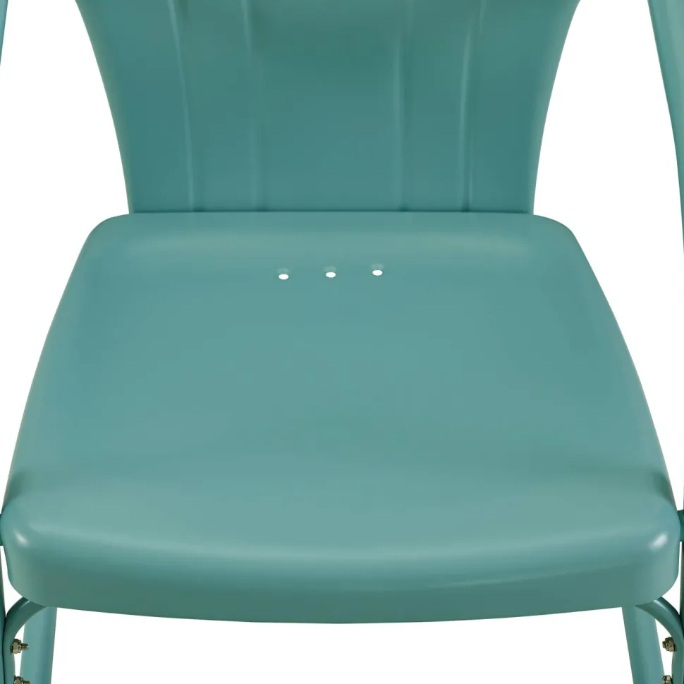 Tulip 2Pc Outdoor Metal Armchair Set