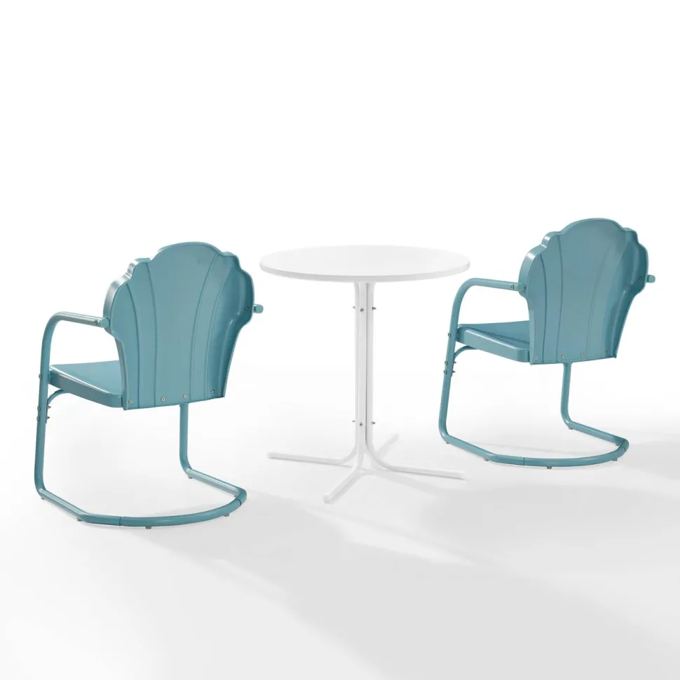 Tulip 3Pc Outdoor Metal Bistro Set