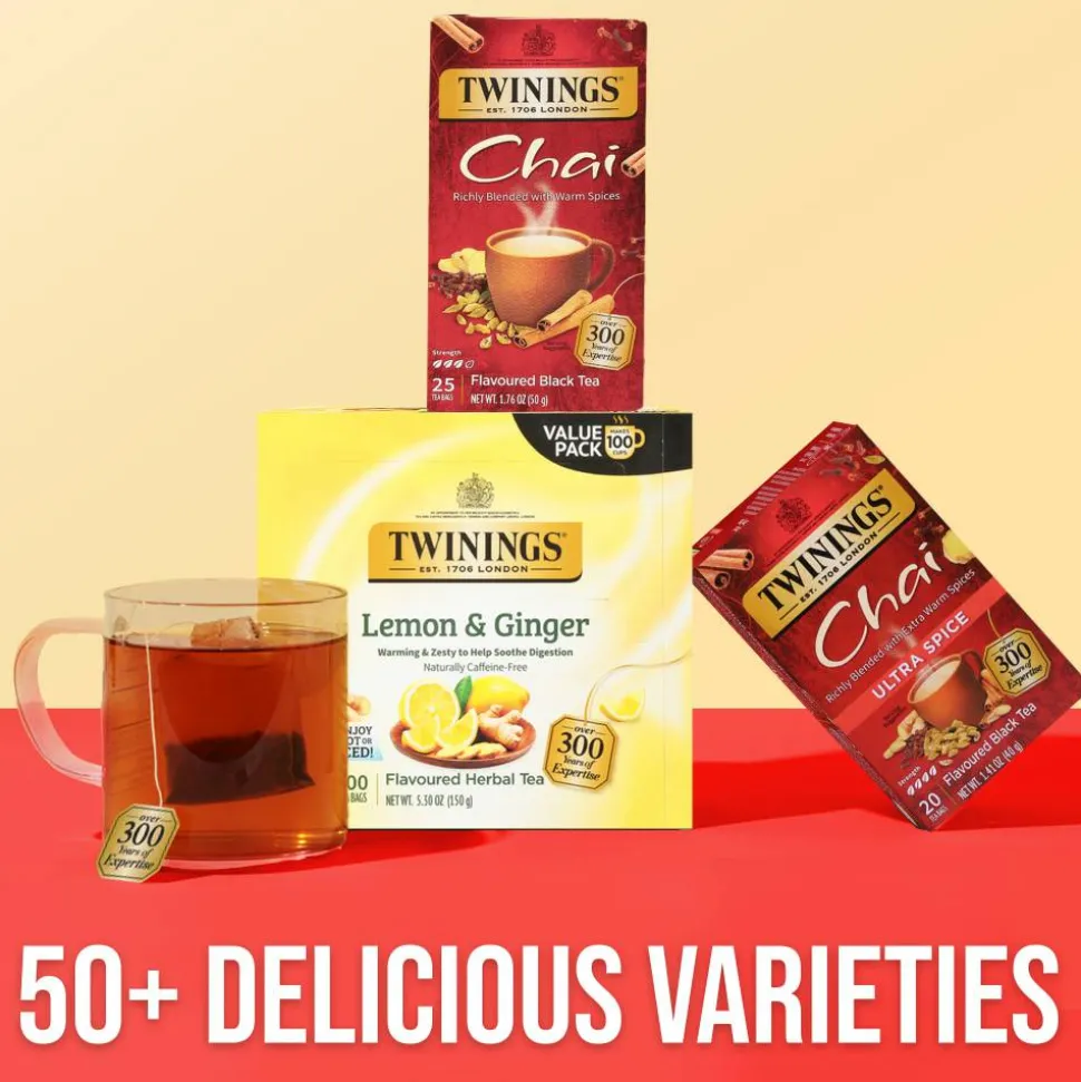 Twinings Chai Tea Bags, 25/Box
