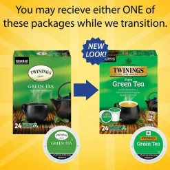 Twinings Green Tea, Keurig K-Cup Pods, 24/Box