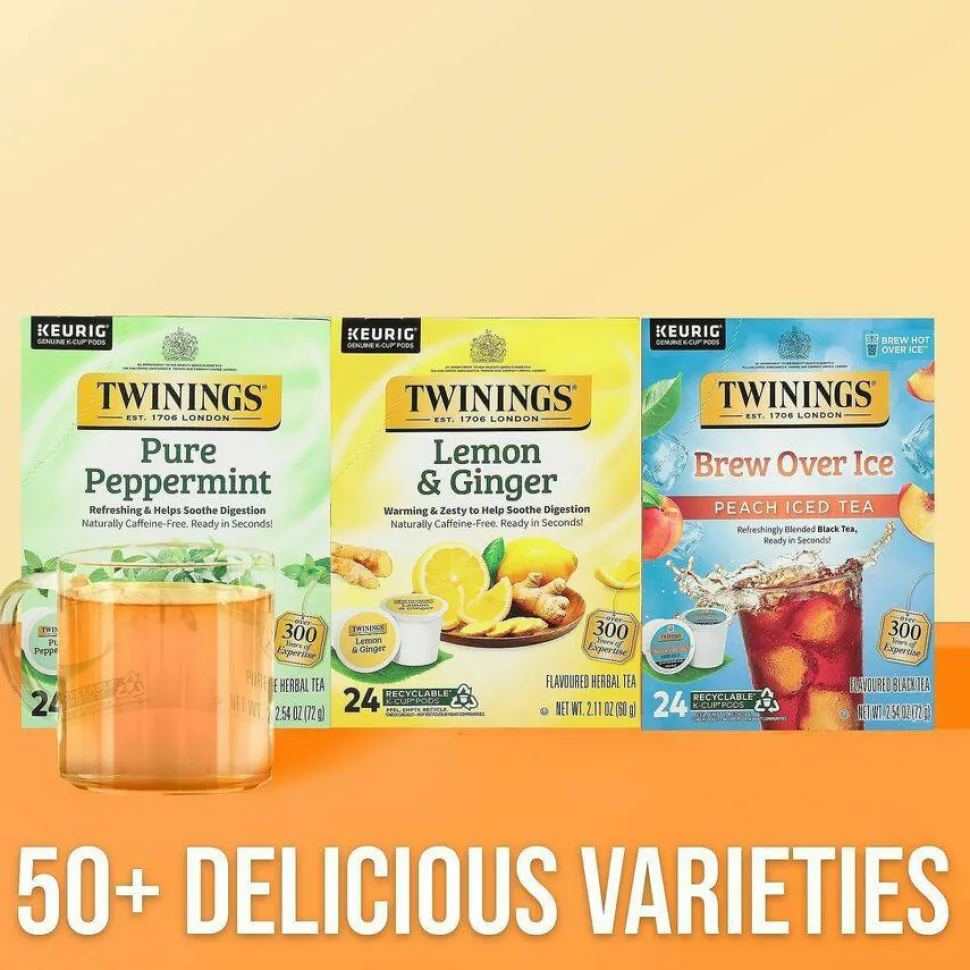 Twinings of London Lemon & Ginger Herbal Tea K-Cup