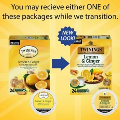 Twinings of London Lemon & Ginger Herbal Tea K-Cup