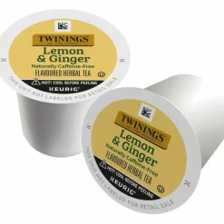 Twinings of London Lemon & Ginger Herbal Tea K-Cup