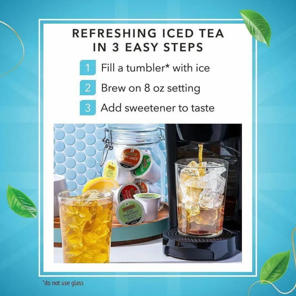 Twinings Pure Peppermint Tea, Keurig K-Cup Pods, 24/Box