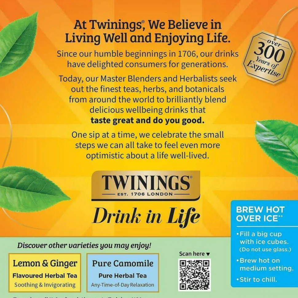 Twinings Pure Peppermint Tea, Keurig K-Cup Pods, 24/Box