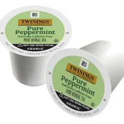 Twinings Pure Peppermint Tea, Keurig K-Cup Pods, 24/Box