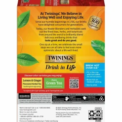 TWININGS Tea K-Cups, English Breakfast Decaffeinated Tea, 0.11 oz K-Cups, 24/Box