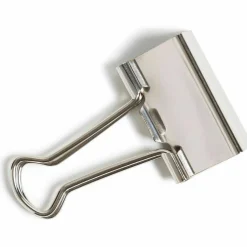 U Brands Binder Clips, Medium, Silver, 72/Pack