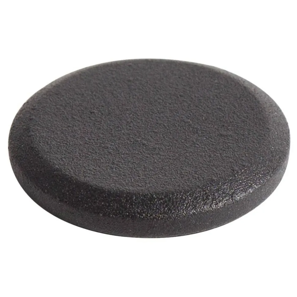 U Brands High Energy Magnets, Circles, 1.25" Diameter, Black, 8/Pack