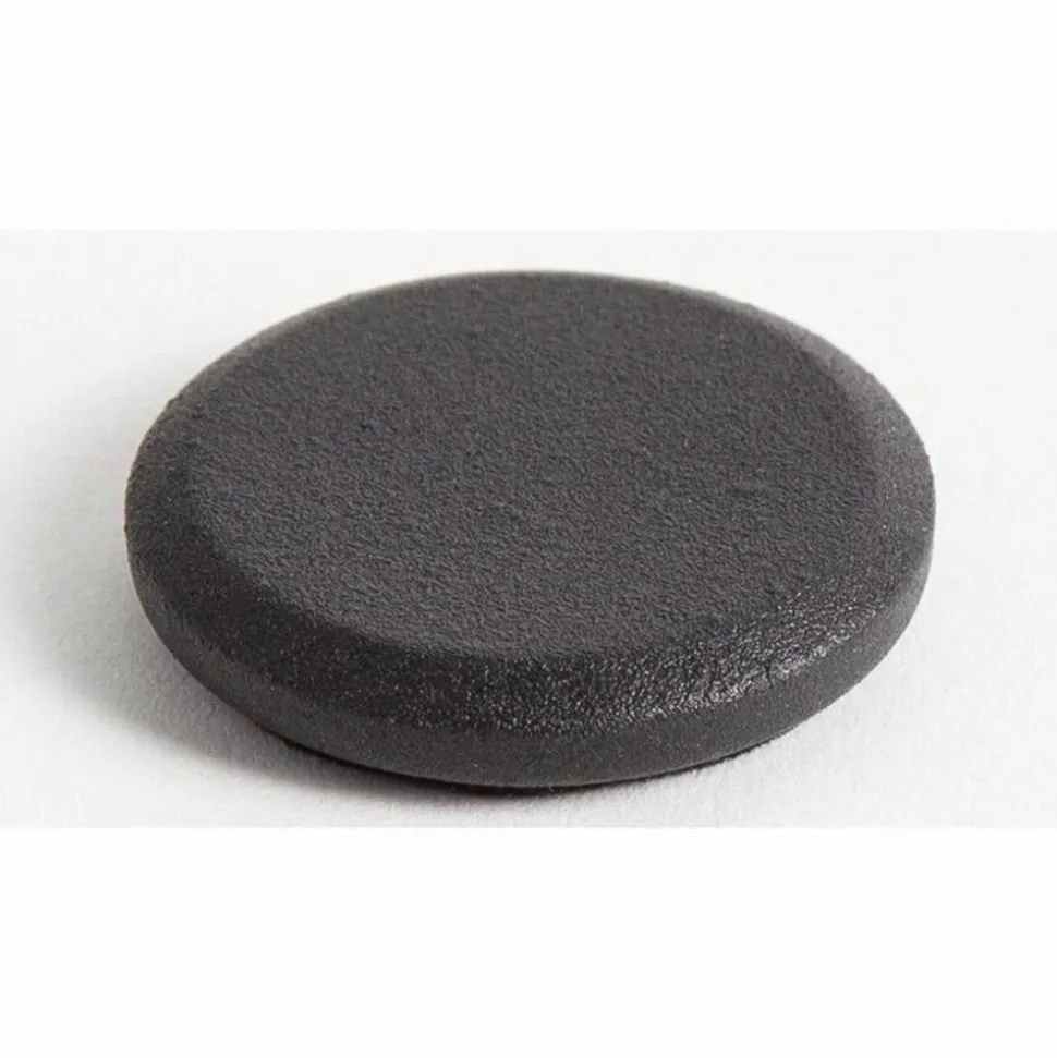 U Brands High Energy Magnets, Circles, 1.25" Diameter, Black, 8/Pack