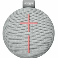 ULTIMATE EARS MINIROLL Ultra-Portable Waterproof Bluetooth Speaker, Big Bass, IP67 Dustproof, 131 ft (40 m) Range - Revive Grey