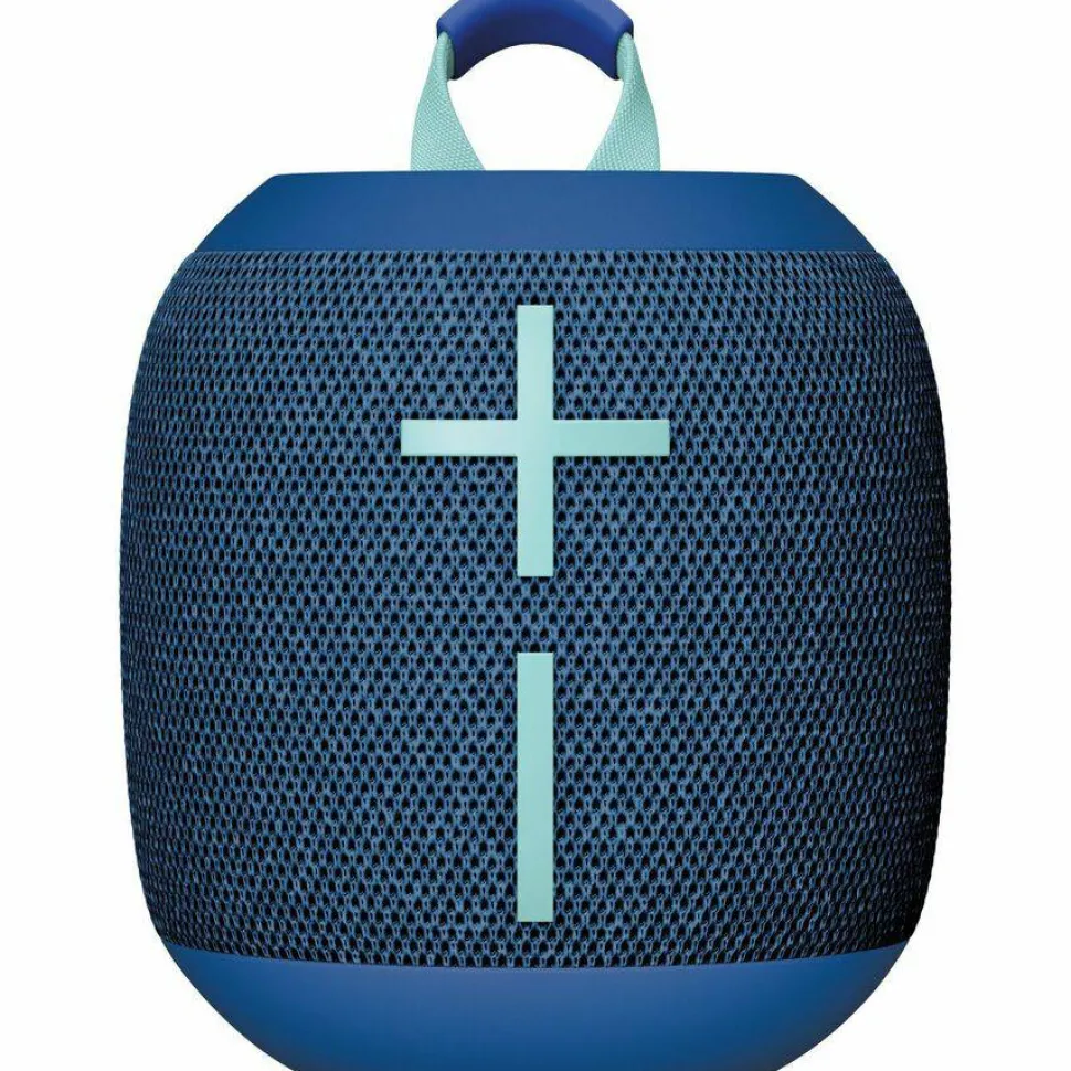 Ultimate Ears WONDERBOOM 4 Portable Waterproof Bluetooth Speaker With Big Bass and 360-Degree Sound, Dustproof Floating Speaker With 131ft (40m) Range, Blue