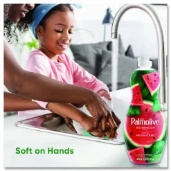 Ultra Palmolive Dishwashing Liquid, Watermelon Scent, 20 oz Bottle, 9/Carton