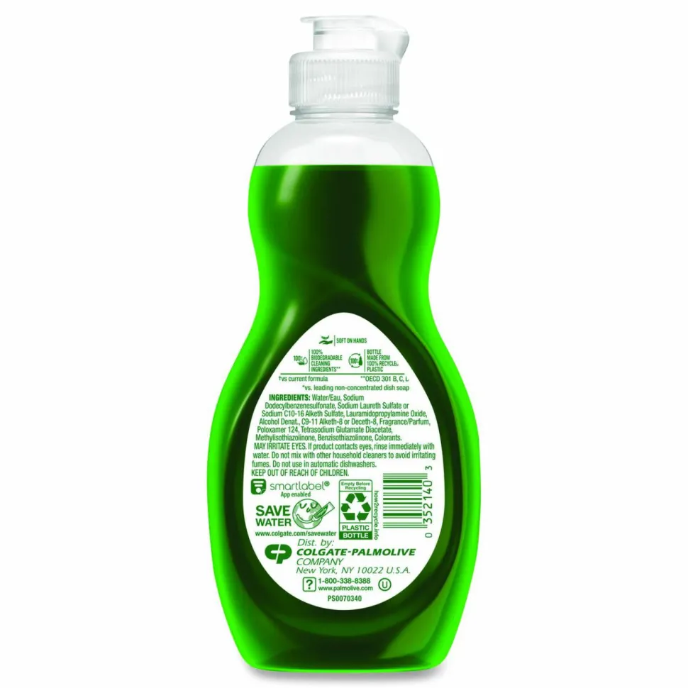 Ultra Palmolive Dishwashing Liquid, Fresh Scent, 8 oz. Bottle, 16/Carton