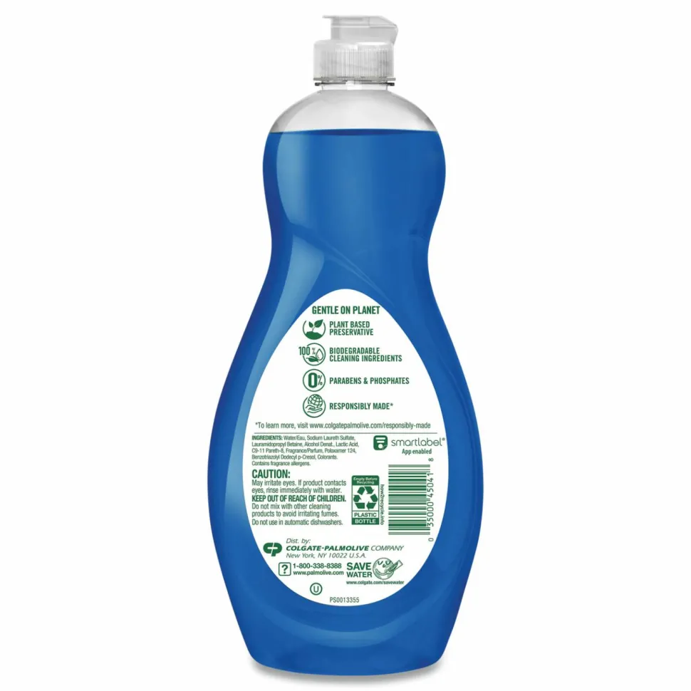 Ultra Palmolive Dishwashing Liquid, Unscented, 20 oz Bottle