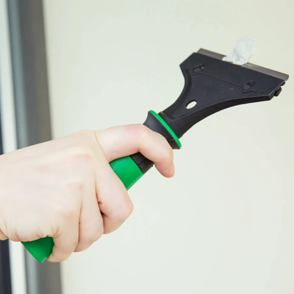 Unger Ergotec Short Handle Scraper, 4" Blade