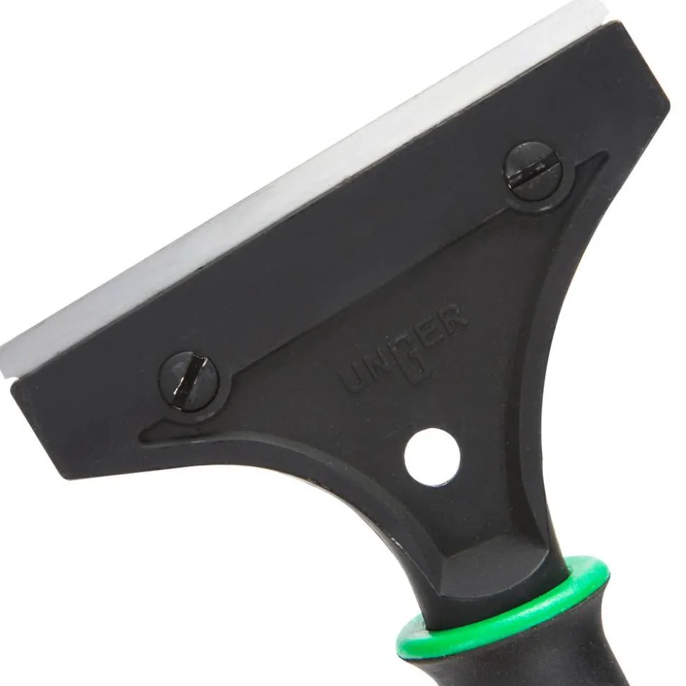 Unger Ergotec Short Handle Scraper, 4" Blade