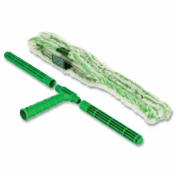 Unger Monsoon Plus StripWasher Complete with Green Plastic Handle, Green/White Sleeve, 18" Wide Sleeve