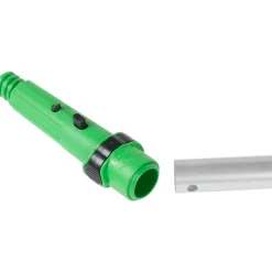 Unger Opti-Loc Extension Pole, 18 ft, Three Sections, Green/Silver