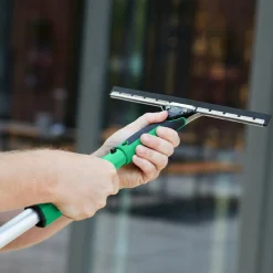 Unger Opti-Loc Extension Pole, 13 ft, Two Sections, Green/Silver