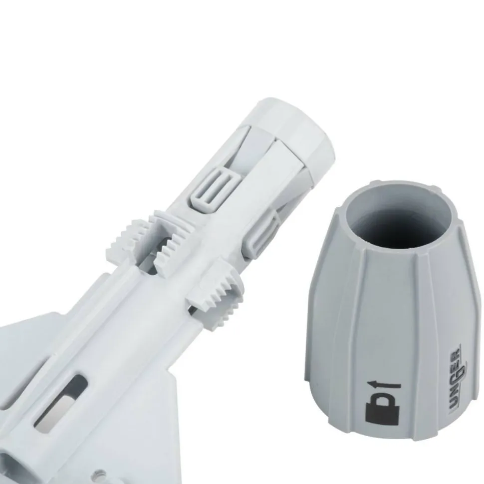 Unger SmartFit Heavy Duty Water Wand with Socket and Twin Foam Rubber Blades, 30" Wide Blade, 4" Handle