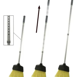 Unger Telescopic Ergo Dust Pan with Broom, 12 x 45, 45