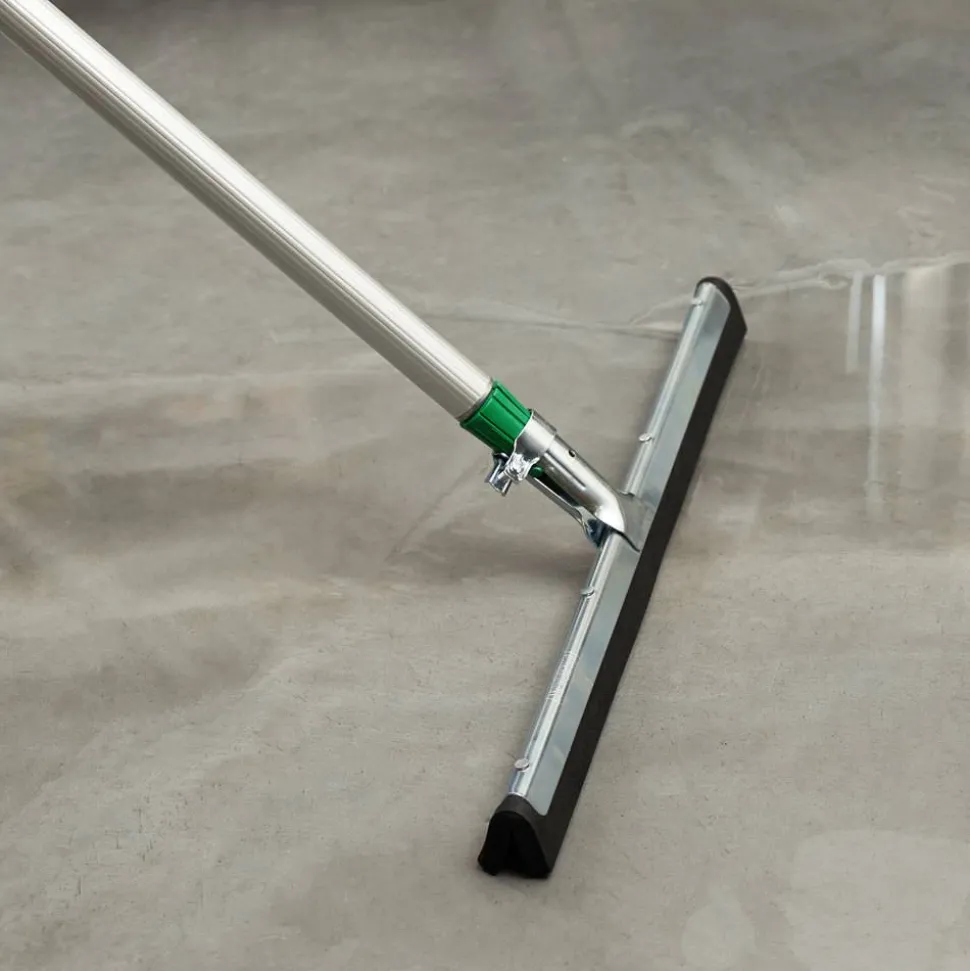 Unger Water Wand 18" Floor Squeegee Head, Black/Silver