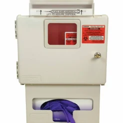 Unimed Sharps Wall-Mount In-Room Cabinet, 1.25 Gallons