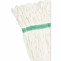 Unisan Super Loop Cotton/Synthetic Yarn Wet Mop Head, Medium, White