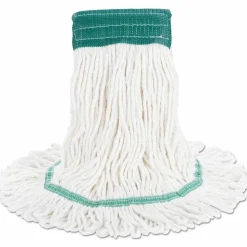 Unisan Super Loop Cotton/Synthetic Yarn Wet Mop Head, Medium, White