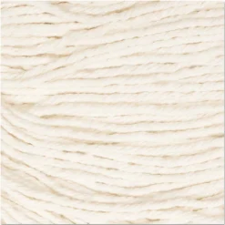 Unisan Super Loop Cotton/Synthetic Yarn Wet Mop Head, Medium, White