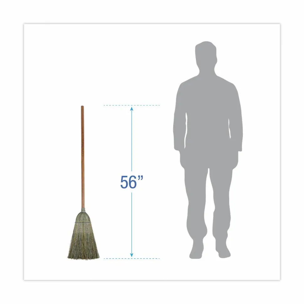 Uni San Warehouse Yucca/Corn Blend Broom, 42"