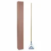 Unisan Wood Quick-Change Mop Handle, 63", 30% Recycled, Natural