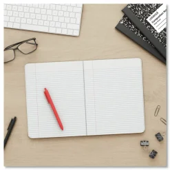 Universal Composition Book, Medium/College Rule, Black Marble Cover, (100) 9.75 x 7.5 Sheets