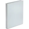 Universal Economy Round Ring View Binder, 3 Rings, 1" Capacity, 11 x 8.5, White, 12/Carton