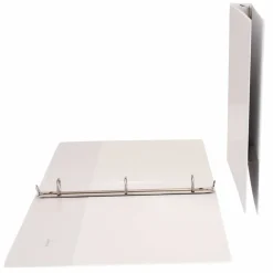 Universal Economy Round Ring View Binder, 3 Rings, 1" Capacity, 11 x 8.5, White