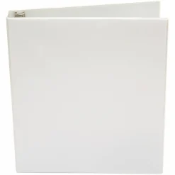 Universal Economy Round Ring View Binder, 3 Rings, 1" Capacity, 11 x 8.5, White