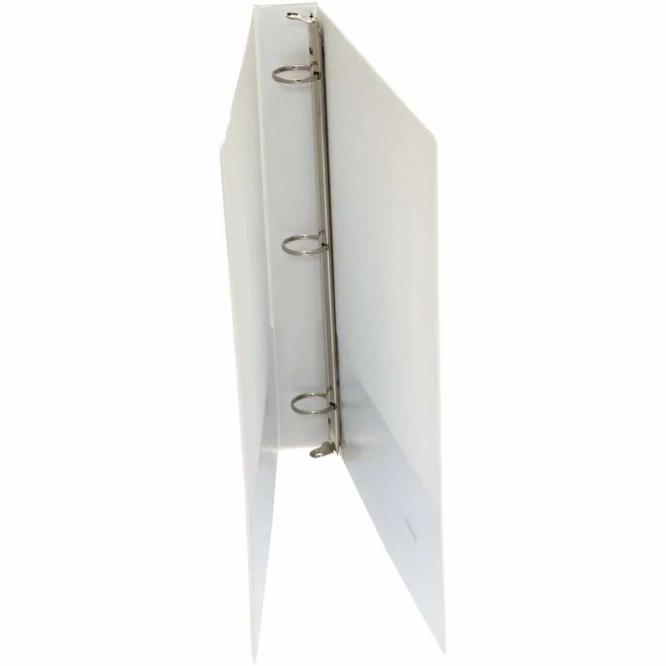 Universal Economy Round Ring View Binder, 3 Rings, 1" Capacity, 11 x 8.5, White