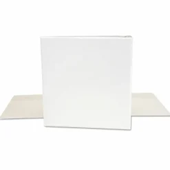 Universal Economy Round Ring View Binder, 3 Rings, 1.5" Capacity, 11 x 8.5, White