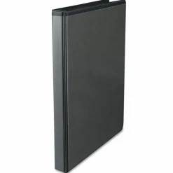 Universal Economy Round Ring View Binder, 3 Rings, 0.5" Capacity, 11 x 8.5, Black