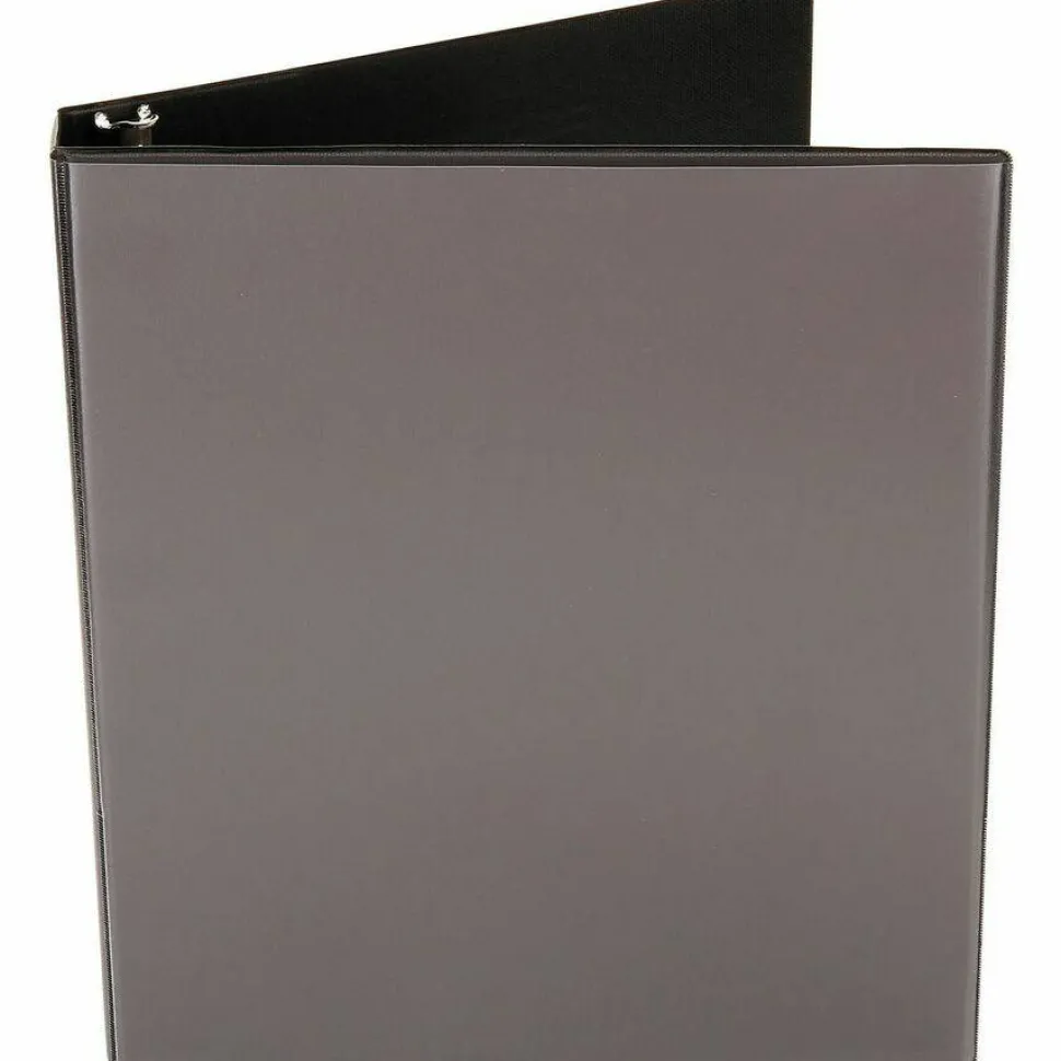 Universal Economy Round Ring View Binder, 3 Rings, 1" Capacity, 11 x 8.5, Black