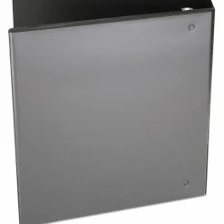Universal Economy Round Ring View Binder, 3 Rings, 2" Capacity, 11 x 8.5, Black