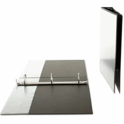 Universal Economy Round Ring View Binder, 3 Rings, 1.5" Capacity, 11 x 8.5, Black