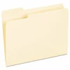 Universal Interior File Folders, 1/3-Cut Tabs: Assorted, Letter Size, 9.5-pt Manila, 100/Box